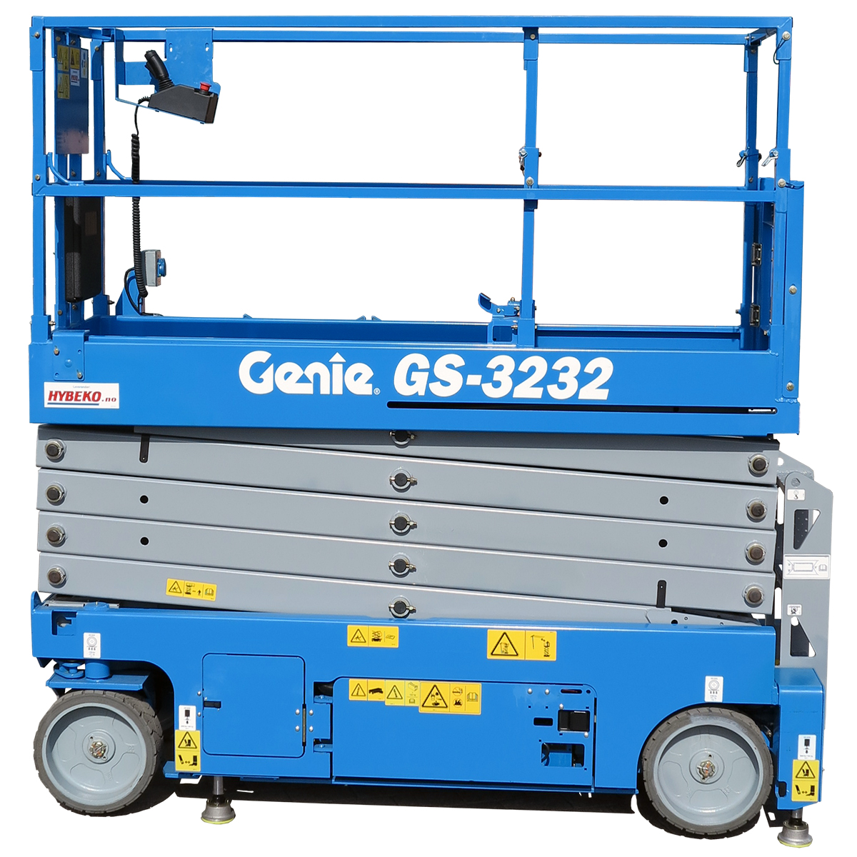 Sakselift batteri arb.h <12m platformbredde>90cm